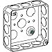 Orbit D4SB-50 Electric Box, 1 1/2" Deep w/1/2" Knockouts - 4" Square