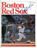 Carl Yastrzemski Autographed Boston Red Sox Program
