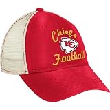 NFL Women's Fan Gear Classic Slouch Mesh Back Hat - EQ60W (Kansas City Chiefs, One Size Fits All)