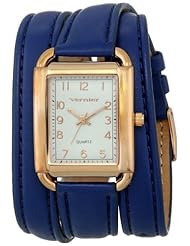 Vernier Womens VNR11153BU "Vernier" Analog Display Japanese Quartz Blue Casual Watch