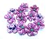 10 Fimo Polymer Clay Flower Roses Fuschia Color Beads