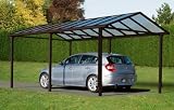 Beckmann Aluminium Carport 310 x 560 x 267 cm braun