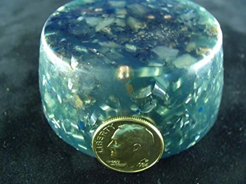 Tower Buster Orgone Generator Energy Accumulator .gp.PERFECT GIFTING TOOL!!!! 528Hz/7.83Hz/Advance Harmonics Many Beautiful Ingredients!! (Turquoise)