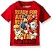 Paw Patrol  Toddler Boys' Short Sleeve T-Shirt Shirt, Red, 2T