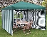 Review   / 3 Piece Side Panel Set for GREEN Pop Up Gazebo Constantina