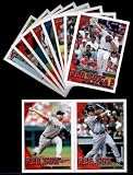 2010 Topps Baseball Cards Complete TEAM SET: Boston Red Sox (Series 1 & 2) 24 Cards Including Papelbon, Pedroia, Ellsbury, Ortiz, Hermida, Beckett, Youkilis, Martinez, Bay & More!!
