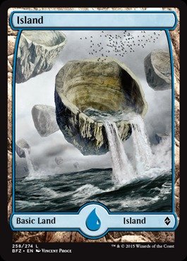 Magic: the Gathering - Island (258) (258/274) - Battle for Zendikar