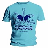 Flight Of The Conchords Eat Sleep Folk Blue Mens t-shirt Blue