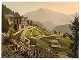 IMAGE OF Photochrom Reprint of Leysin, Grand Hotel, Nand of Canton, Switzerland