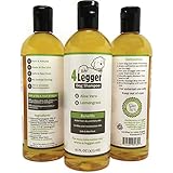 4-Legger Certified Organic Dog Shampoo - All Natural - Hypoallergenic - Normal to Dry and Itchy Skin - Maintains Beneficial Coat Oils - Aloe and Lemongrass - Made in USA - 1 - 16 oz bottle