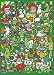 Jon Burgerman Paper Print- Christmas Character Collage 19.5x27 Inch Sheet