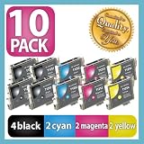 Compatible Ink for Epson T125 125 10pack 4Black,2Cyan,2magetna,2Yellow
