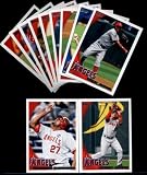 2010 Topps Baseball Cards Complete TEAM SET: Los Angeles Angels (Series 1 & 2) 25 Cards including Abreu, Kendrick, Guerrero, Napoli, Hunter, Weaver, Rivera, Kazmir & more!