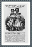 Historic Print (S): The African twins...whom nature has linked by an indissoluble band...on view...Egyption