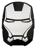 Iron man Ironman Aluminum Large Emblem Decal Black