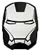 Search : Iron man Ironman Aluminum Large Emblem Decal Black