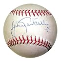 Johan Santana Autographed Mets Spring Training Game Used Baseball