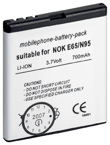 1aTTack Ersatzakku f&uuml;r Nokia E65/N95 (700mAh) Preisvergleich