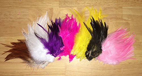 Saddle Hackle for Fly Tying/Tying Flies (Purple)