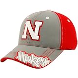 Top of the World Nebraska Cornhuskers Gray EZ Goin' One-Fit Hat