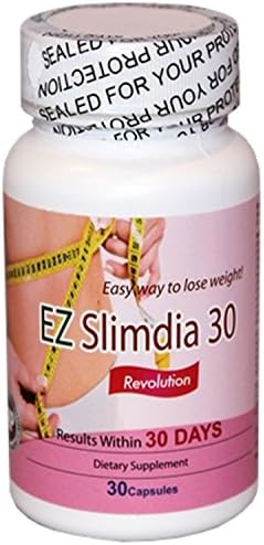 EZ Slimdia 30 Natural Herb for Safe and easy Weight Loss and Perfect Body Shape [30 Diet Pills][2 Bottles]