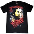 Bob Marley Buffalo Soldier Graffiti Men's Black T-shirt