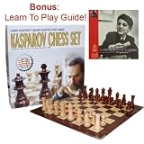 Kasparov Hand Carved Wooden Chess Set
