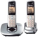 Panasonic KX-TG6422GS schnurloses DECT-Telefon Duo mit Anrufbeantworter silber
