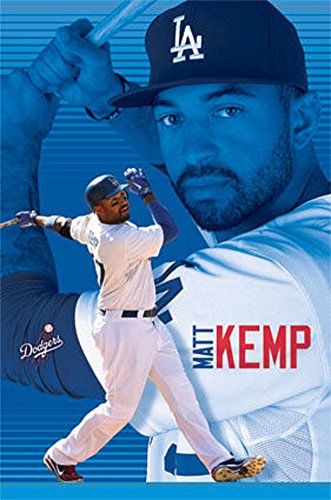 Matt Kemp Los Angeles Dodgers Baseball Poster 22 x 34in