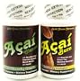 Acai Berry Weight Loss Diet Fat Burner combo 2pk Diet Pills 60 capsules Per Bottle Includes Acai Berry Burn & Cleanse