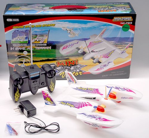 2 Channel Mini Hydro Remote Control RTF Plane Red