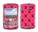 Pink Circles Design Decal Protective Skin Sticker for Blackberry Curve