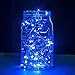 Excelvan Safe Low Voltage 10m/33ft 100 LED String Lights Copper Wire, USB Operated Waterproof Decorative Fairy Starry Lights for Christmas, Wedding, Home, Patio, Garden and Party, Holiday, Blue