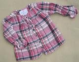 Babyface / BFC Mini-M&auml;dchen Winter-Bluse (Flanell), Berry, Gr. 74-92