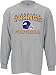 Minnesota Vikings -Grey- Stacked Helmet Long Sleeve T-Shirt - X-Large