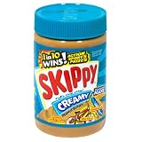 Skippy Creamy Peanut Butter, 18-Ounce Jars (Pack of 4)