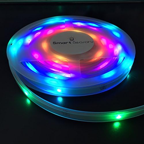 Smart Seasons Custom Long Run LED Strip Lights, WS2812b, 16.4 ft, 10 pixels/meter