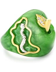 Andrew Hamilton Crawford "Fruit Cocktail" Pear Ring
