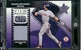 2002 Leaf Rookies & Stars View Masters Nomar Garciaparra Game Worn Jersey #ed/100 Boston Red Sox Baseball Card - Mint Condition - In Protective Screwdown Case!
