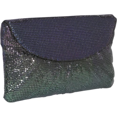 Whiting and Davis Classic Flap Clutch