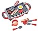 Breakfast Griddle Electric Stove Play Food Kitchen Grill Set for Kids