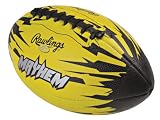 Rawlings Mayhem Foam-Posite Junior Size Football (Neon Yellow)