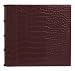 Burgundy Croco Leather Photo Album 9x9", Holds 200 4x6" Pictures