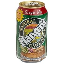 Hansen's Soda Ginger Ale, 12-Ounce Cans (Pack of 24)