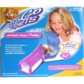 Go Go Pets HAMSTER WHEEL & TUNNEL ****WITH ORIGINAL NAME 