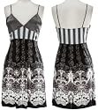 FIRST KISS Stretch Mixed Print Dress