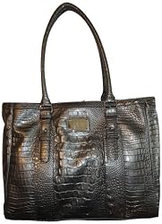 Women's Nine West Purse Handbag Brunch Tote Gunmetal