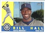2009 Topps Heritage Baseball Card #683 Bill Hall Seattle Mariners Mint Condition - Shipped In Protective Screwdown Display Case!