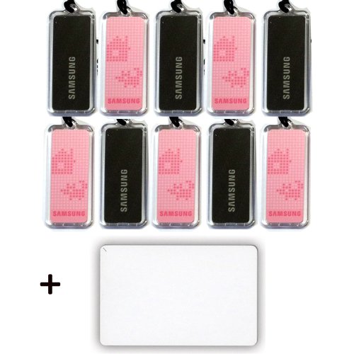 10pcs Genuine SAMSUNG EZON Digital Door Lock Key Tag + 1pcs RFID Card 13.56MHz RFID ISO14443 A Type for SHS-2320 SHS-2920 SHS-2621 SHS-6600 SHS-6601 SHS-6020 SHS-5120 SHS-P710 SHS-P810 SHS-P910SHS-D500 SHS-G510 SHS-1320 SHS-1321 SHS-3120 SHS-3320 SHS