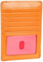 Hot Sale Hobo  Euroslide VN-20031AMB Credit Card Holder,Amber,One Size